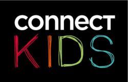 Connect Kids Logo Portrait Negative SD